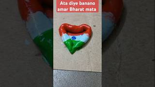 Indian flag drawing art Happy Independence day jai hindytshorts shortsvideo [upl. by Glennon]