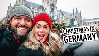 Exploring the Munich Christmas Markets  Travel Vlog  A Cold Rainy Day  Münchner Christkindlmarkt [upl. by Bertie]