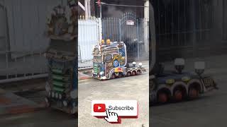 Rc Truck show Big scale model XXXL รถบรรทุกสิบล้อหัวลาก บังคับ SCANIA [upl. by Silber]