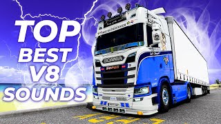 TOP 5 BEST SCANIA V8 OPEN PIPE SOUND ETS2 149 [upl. by Ehsom22]