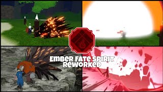 Ember Fate Spirit REWORKED  Showcase  Spawn location Shindo Life [upl. by Arquit776]