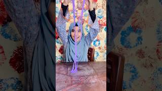 I TRIED TO MAKE SLIME AT HOME 😱 viral trending slime slimevideo samiashahriashorts [upl. by Tnomed]