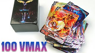 Opening 100 VMAX Pokemon Cards Box  But all FAKE [upl. by Marjie633]