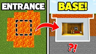 11 Ways To Hide Your Base Minecraft [upl. by Yasui]