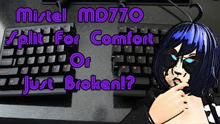 Mistel MD770 Split Keyboard Review Quickie Hardware [upl. by Aisset429]