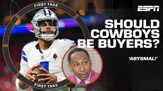 Stephen A says the Dallas Cowboys situation is ABYSMAL 🗣️  First Take [upl. by Adnorat]