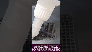 Incredible DIY Way to Repair Broken Plastics With Different Techniques  Trick  shortvide short [upl. by Barr]