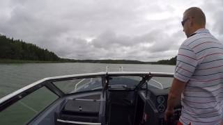 Yamarin 64br cross 200hp Yamaha Water skiing [upl. by Hiasi]