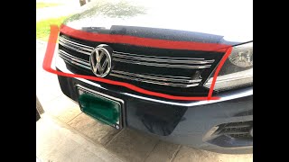 DIY  Replace Front Grill on 2012VW Tiguan [upl. by Elaen234]