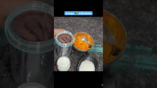 Thin Mango 🥭 milkshake Recipe like subscribemangolovers [upl. by Ralfston]