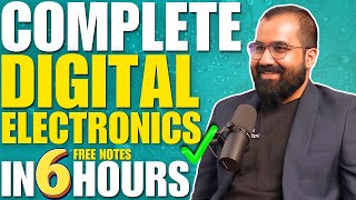 Complete DE Digital Electronics In One Shot 6 Hours  In Hindi [upl. by Madda]