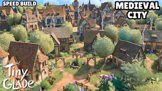 TINY GLADEEASY BEGINNER MEDIEVAL CITY WITH COTTAGE VILLAGESPEED BUILDFULL RELEASE gifted [upl. by Arahsak]