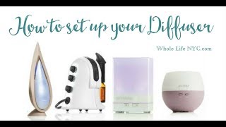 How to Use the Young Living Dewdrop Ultrasonic Diffuser [upl. by Hamrah438]