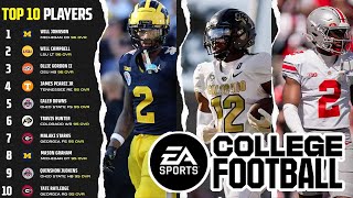 College Football 25 Best Player at Every Position Top 100 [upl. by Anerual]