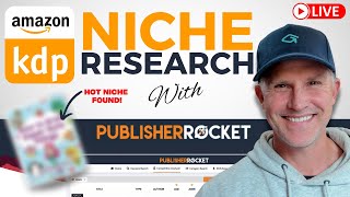 Publisher Rocket 2024  Niche Research Tutorial  Find Amazon KDP Profitable Niches [upl. by Hareenum926]