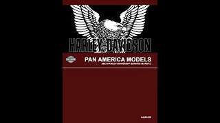 2023 HarleyDavidson Pan America Models  94001028 Service manual [upl. by Nirroc928]