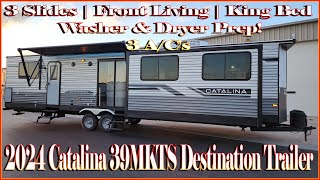 Front Living Room 2024 Catalina 39MKTS Destination Trailer by Coachmen RV at Couchs RV Nation [upl. by Akiras]