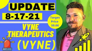 VYNE stock VYNE Therapeutics Inc August Update 8 17 21 [upl. by Trembly]