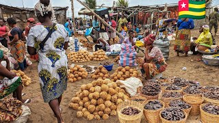 COST OF LIVING IN TOGO WEST AFRICA 2024 MY 40 MONTHLY SHOPPING IN THE BIGGEST MARKET [upl. by Kirsten642]