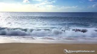 Ocean Waves Relaxation 10 Hours  Soothing Waves Crashing on Beach  White Noise for Sleep [upl. by Atteloc393]