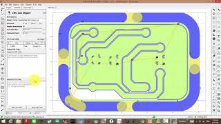 สร้างไฟล์ gcode กัดตัดเจาะPCBเอง by CNC 3018 pro [upl. by Arron]