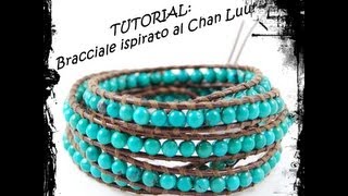 Tutorial  Bracciale ispirato al Chan Luu [upl. by Aecila315]