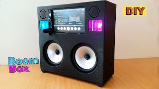 DIY Portable MP4 Boombox Speaker Loud System [upl. by Ybba]