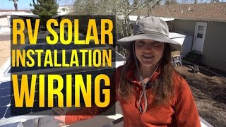 RV Solar Installation Wiring part 2 [upl. by Airahcaz163]