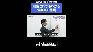 【文系就活】知識ゼロでもわかる営業職の種類【スパルタ役員】 [upl. by Noelc]