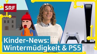 Wintermüdigkeit PS5 amp SpezialWeihnachtskonzerte  KinderNews  SRF Kids – Kindervideos [upl. by Liew]