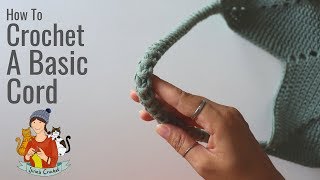 How To Crochet A Basic Romanian Cord [upl. by Bagger105]