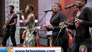 Brina  Real Reggae Music  live on Television Jamaica TVJ 2015 [upl. by Cherilynn]