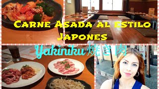 Restaurante donde asas tu propia carne JAPON YAKINIKU 焼肉 [upl. by Bael]