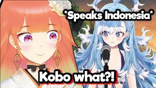 Kiara confused when Kobo starts speaking Indonesian out of nowhere [upl. by Grimaldi]