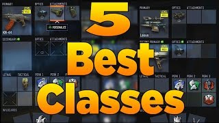 5 Best Classes in Call of Duty Black Ops 3 Best Class Setups [upl. by Raama]