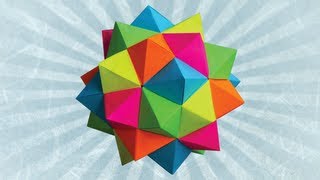 Origami Compound of 5 Octahedra Meenakshi Mukerji [upl. by Enilaf48]