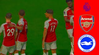 Arsenal vs Brighton Extended Highlights  Premier League 202425 [upl. by Grewitz]