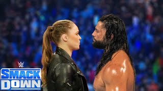 WWE Full Match  Ronda Rousey Vs Roman Reigns  SmackDown Live Full Match [upl. by Yddur]