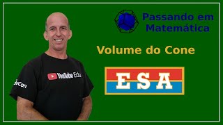 Volume do Cone  Concurso da ESA [upl. by Somar]