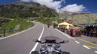 The Big Alps of Switzerland BMW K 1600 GTL GoPro Dji Spark [upl. by Iramo]