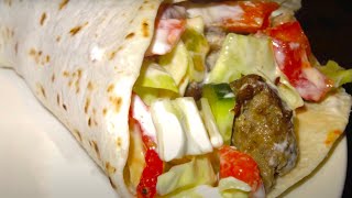 Homemade Kebab Durum Style  Recipe  35 [upl. by Nylirem947]