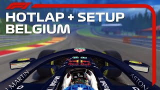 Hotlap Belgium 13319  SETUP  F1 MOBILE RACING [upl. by Cykana]