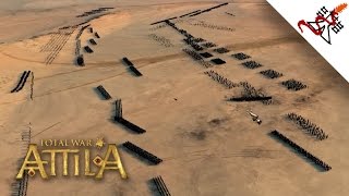 Total War Attila  Massive Land Battle  Multiplayer Gameplay [upl. by Nelehyram572]