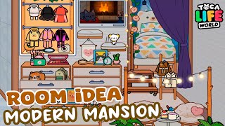 Room Idea Soft🌾Modern mansion Idea✨Aesthetic Toca Boca  Design Toca Life World [upl. by Yancy124]