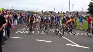 Tour of Britain 2012 Barnstaple [upl. by Haidabo]