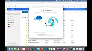 How To Add Multiple OneDrive Accounts To A Mac [upl. by Ille]