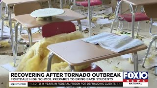 Fruitdale High getting ready to reopen after tornado damage [upl. by Vareck]