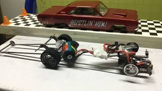 Brushless Drag Racing Slot Car [upl. by Kendal304]