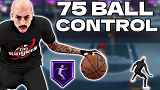 BEST DRIBBLE MOVES FOR 75 BALL CONTROL ON NBA 2K22 BEST DRIBBLE SIGS UNDER 80 BALL CONTROL [upl. by Enelad]