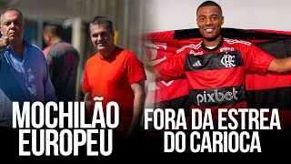 DIRIGENTES DO FLAMENGO VÃO À EUROPA BUSCAR REFORÇOS  DE LA CRUZ FORA DA ESTREIA NO CARIOCA [upl. by Gautious]